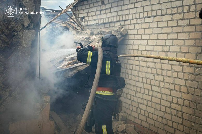 Великий Бурлук після обстрілу