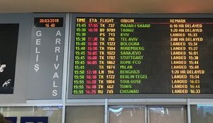 В аеропортах Стамбула та Бухареста змінили написання назв українських міст, - МЗС. ФОТО