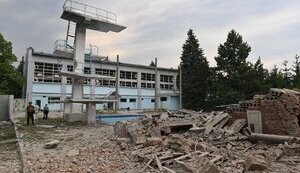 Басейн Харківського авіаційного університету після прильоту