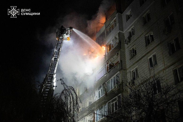 Удары по Сумам: повреждены жилые дома и объекты инфраструктуры