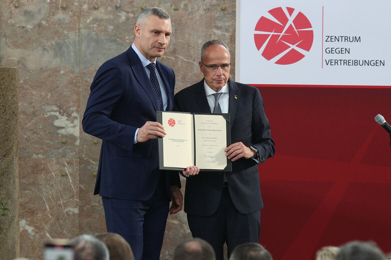 Кличко получил премию за права человека имени Верфеля