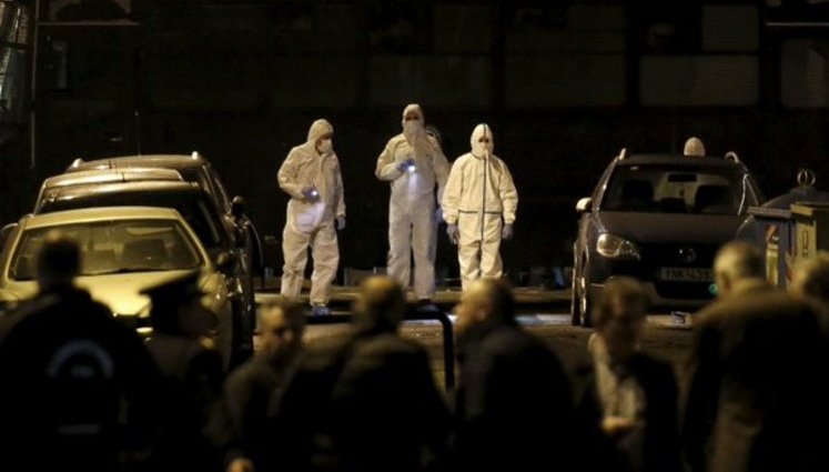 Greek business federation in Athens shattered by explosion. PHOTOS