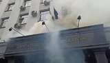 Будівлю Офісу генпрокурора закидали петардами, фаєрами та димовими шашками. ВІДЕО+ФОТОрепортаж