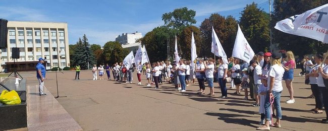 Против карантина протестовали в Хмельницком 06