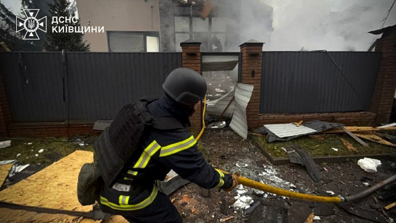 Киевская область после обстрела