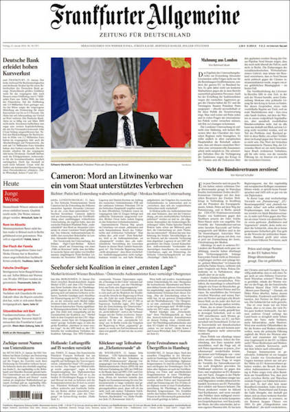 путин литвиненко сми