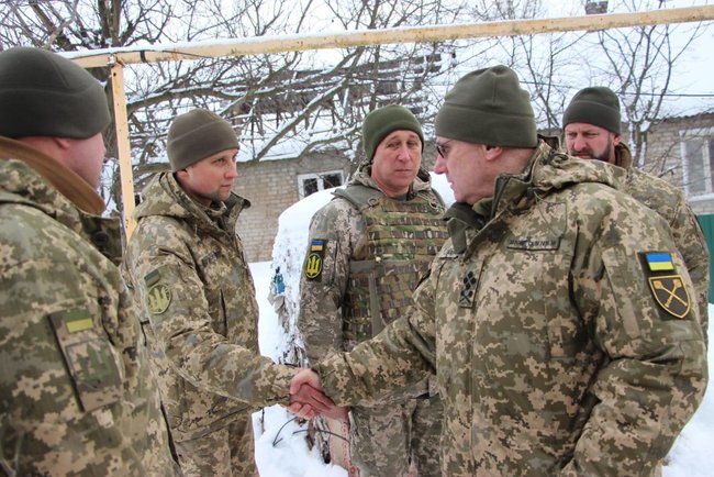 Головком ЗСУ Хомчак відвідав зону проведення ООС 12