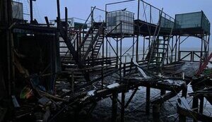 Ворожа морська міна здетонувала на Одещині. Пошкоджено кілька будівель, - ОК "Південь". ФОТОрепортаж