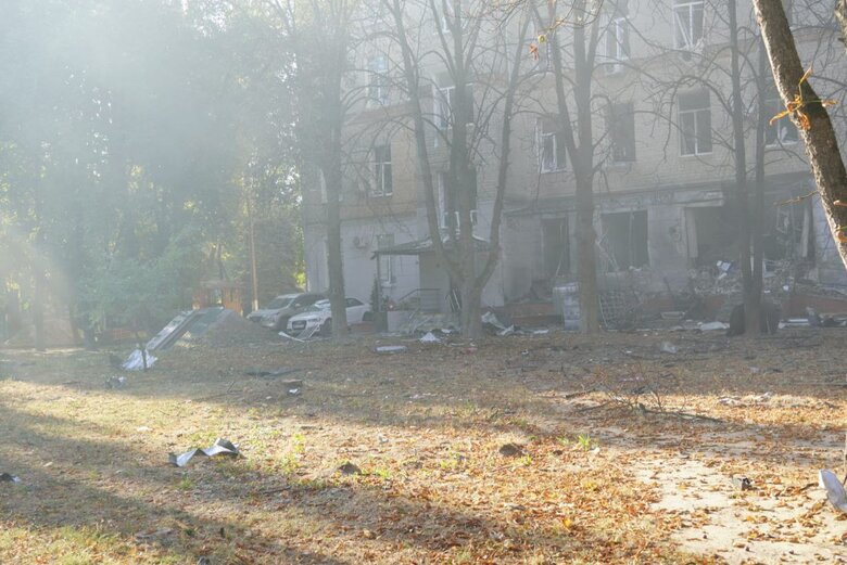 лікарня у Сумах після удару Шахеда