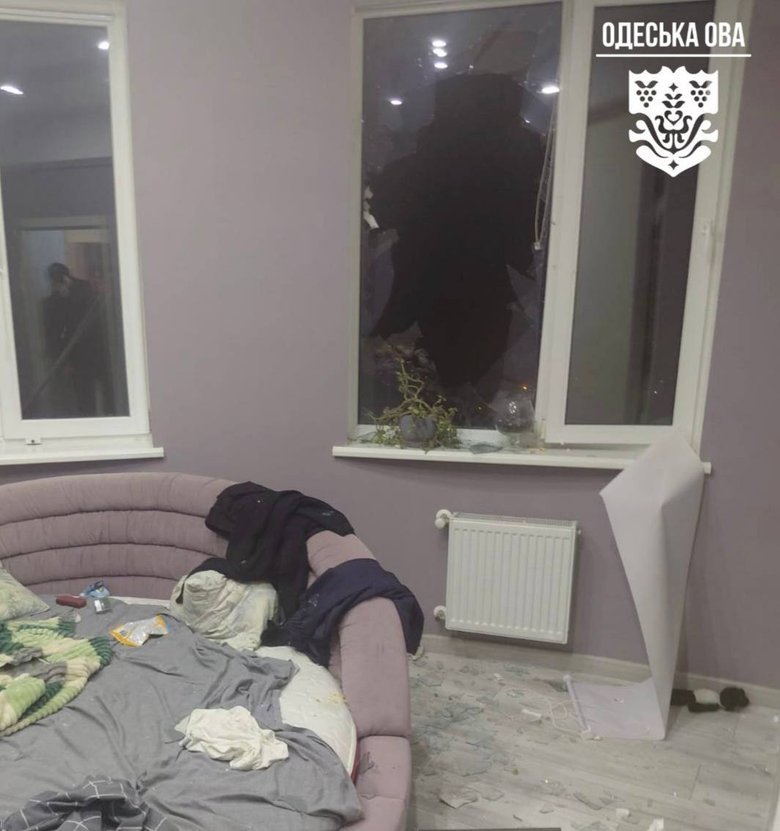 Дрон влетів у квартиру в Одесі 18 грудня