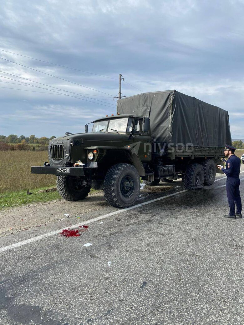 У Чечні розстріляли Урал зі співробітниками Росгвардії