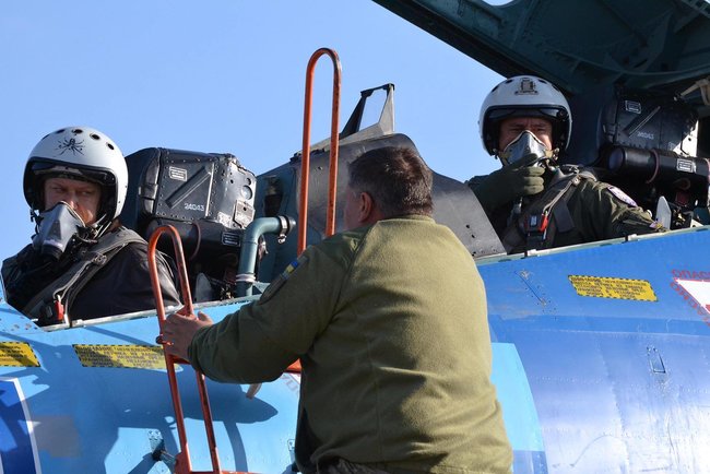 Clear Sky-2018 drills: pilots practiced airstrikes, interception 17
