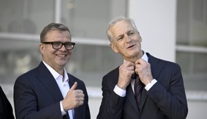 Прем’єр-міністри Норвегії Йонас Гар Стере та Фінляндії Петтері Орпо