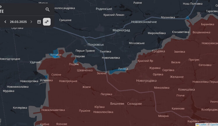 Ukrainian Armed Forces repel Russians in Kotlyne, enemy advances in Kharkiv and Donetsk regions - DeepState. MAP