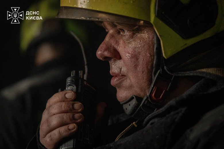 The State Emergency Service has completed the clean-up following the Russian Federation’s night-time attack on Kyiv