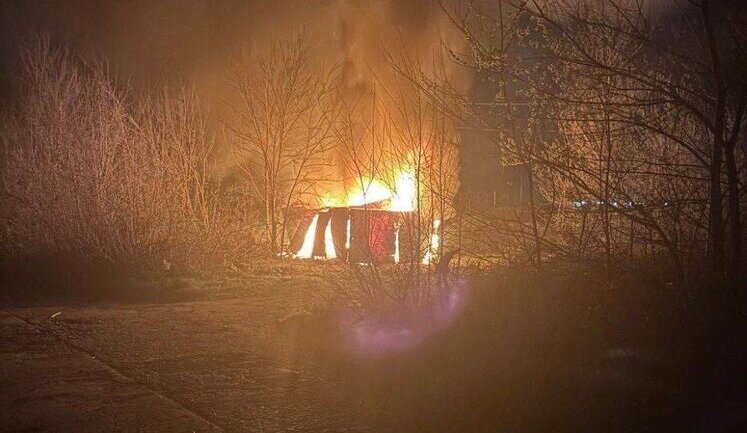 Russians attacked Kryvyi Rih with drones, fire broke out (updated). PHOTOS