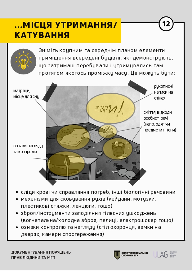 Как правильно документировать нарушения прав человека и международного права 12