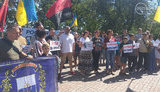 В поддержку Олега Сенцова митинговали в Мариуполе. ФОТОрепортаж