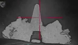 Destruction of a Russian missile with a Buk missile system strike