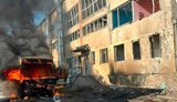 Educational institution damaged and school bus destroyed by fire in Russian jet-powered Shahed attack on Mykolaiv. VIDEO+PHOTOS