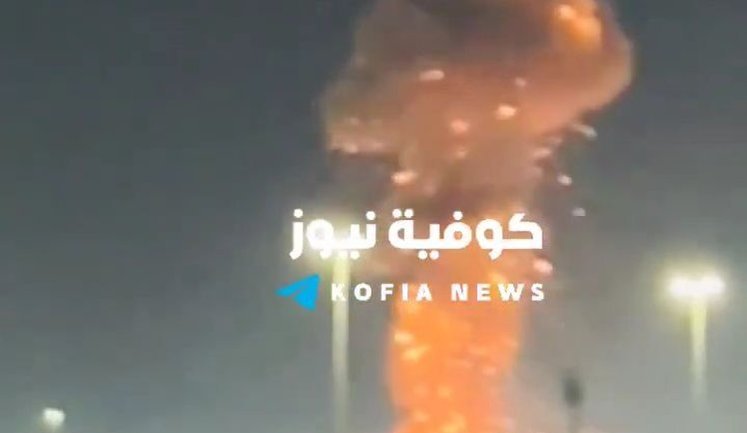 Місцеві жителі Ер-Ріяду зафільмували момент балістичного удару Ірану. ВIДЕО