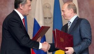 Ющенко убедил Путина писать "в Украине", а не "на Украине"