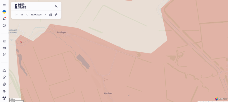 Bila Hora map