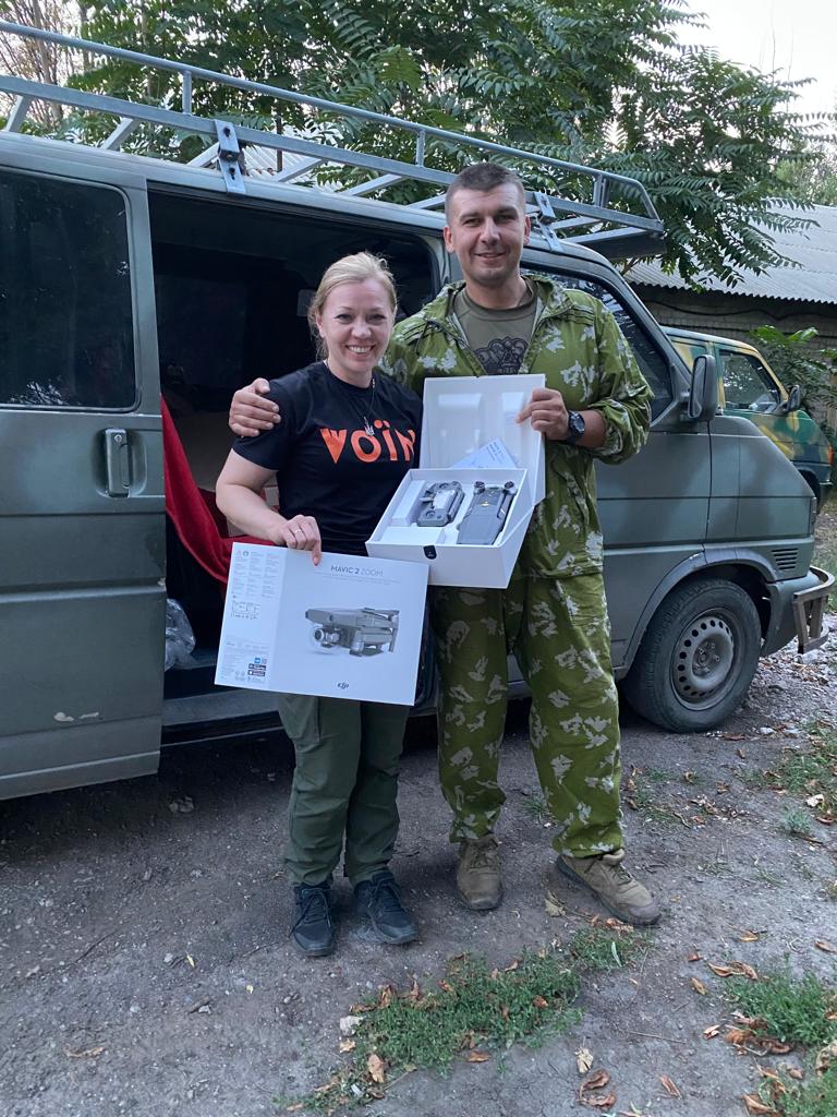 Чомусь у нас не прийнято говорити, як українські військові знищують російських окупантів, але народ має знати, що наша армія здатна іти вперед, - волонтер, громадська діячка Христина Феціца 05