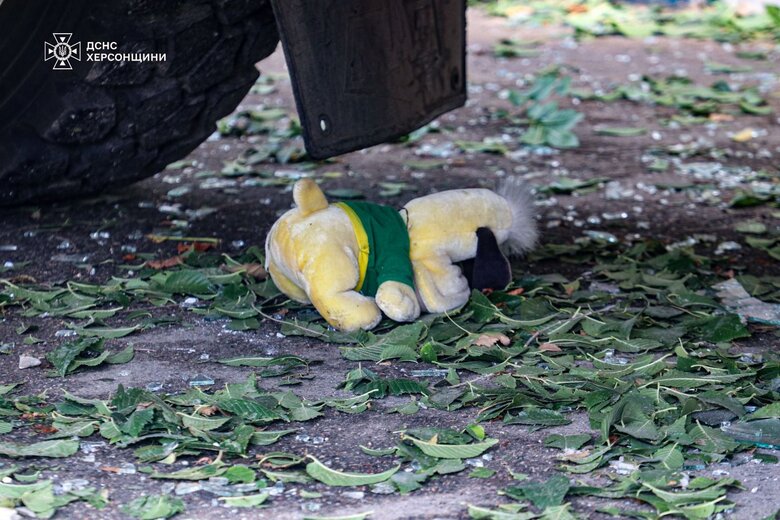 наслідки обстрілу Херсону