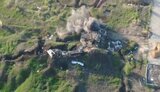 Уничтожение позиции российских оккупантов батальона "Восток" в Донецкой области: "Атака ответная. Калибр не превышал 73 миллиметра". ВИДЕО беспилотника