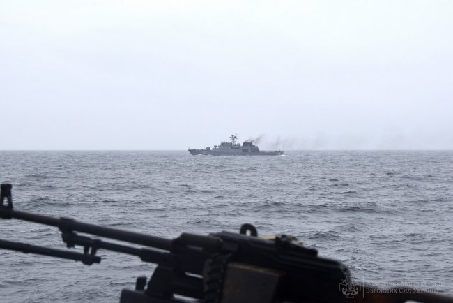 Украинские ВМС и корвет ВМС Румынии Horia Macellariu провели совместные тренировки типа PASSEX в Черном море 02