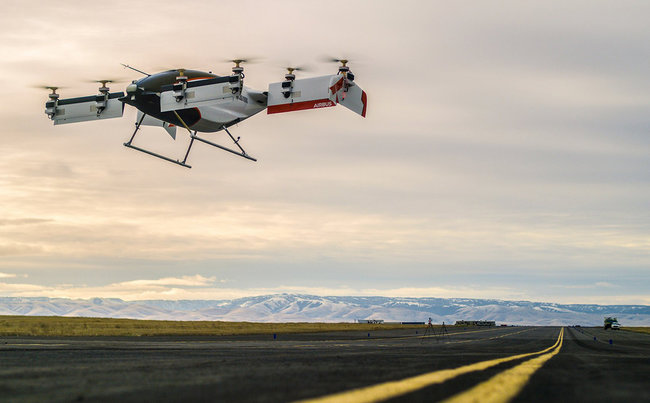 Airbus протестировала беспилотное воздушное такси 01