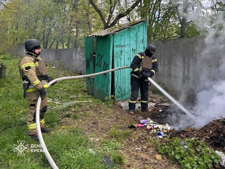the aftermath of the attack on Kyiv