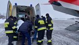 Санавиация доставила в Киев женщину, пострадавшую в результате пожара в Косовской больнице, - ГСЧС. ВИДЕО+ФОТОрепортаж