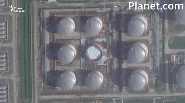 Consequences of fires at oil depots in Krasnodar region and occupied Sevastopol 05