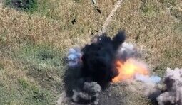 дрона поцілив в окупанта