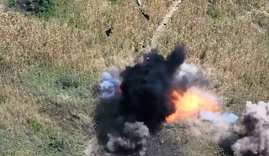 дрона поцілив в окупанта