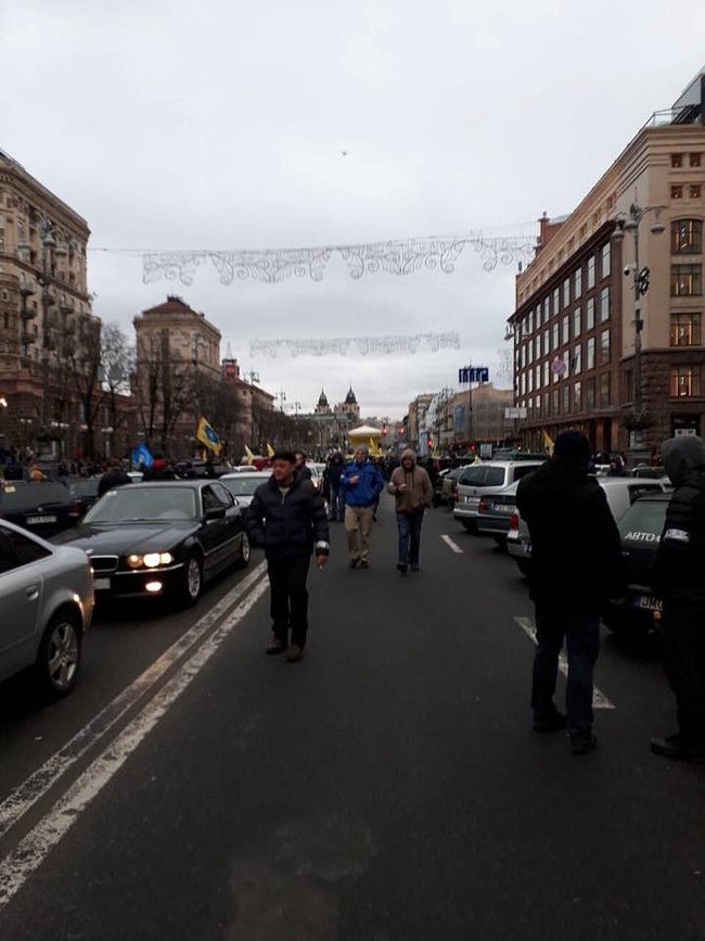 Доступная растаможка для каждого!: В центре Киева проходит акция владельцев автомобилей на еврономерах 01