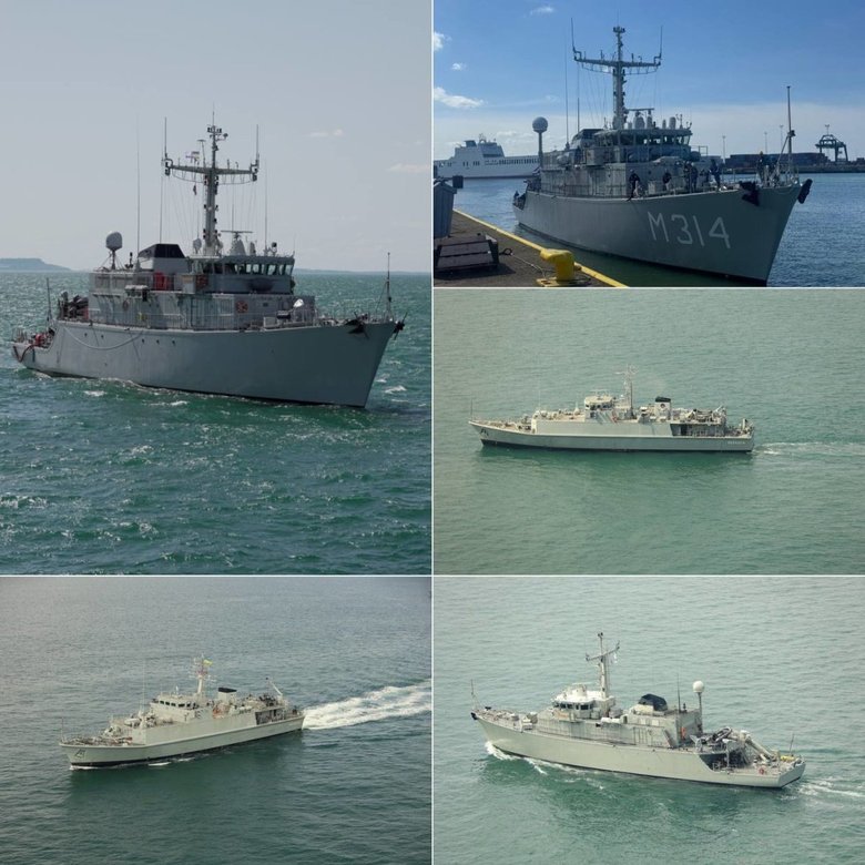 ВМС Украины получат пять противоминных кораблей до июня