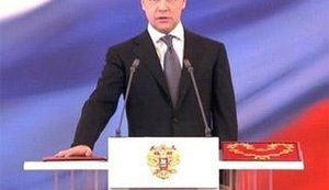 Дмитрий Медведев стал третьим президентом России