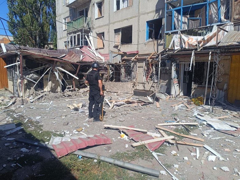 Shelling of Kostiantynivka on 3 September