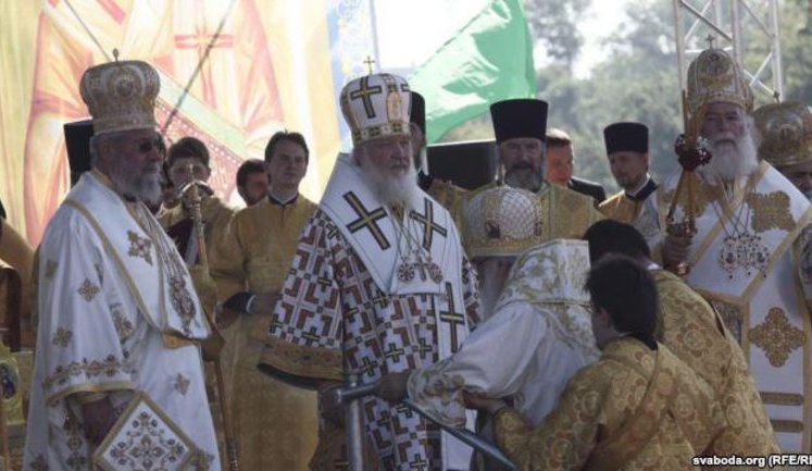 Лукашенко проигнорировал Кирилла: президент Беларуси не пришел на молебен по случаю Крещения Руси. ФОТОрепортаж