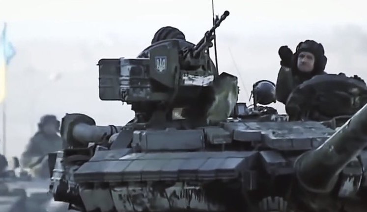 Гимн ОУН стал официально маршем новой украинской армии. ВИДЕО
