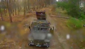 Момент влучання українського дрона у боєкомплект російського "Граду" та потужна детонація: бойова робота 63-ї ОМБр. ВIДЕО