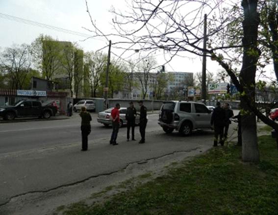киев наезд патрульные