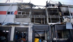 Ruscists attacked "Nova Poshta" sorting terminal in Dnipro. PHOTOS
