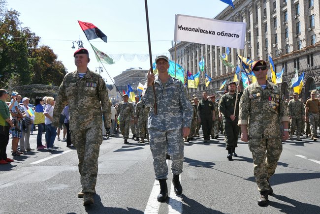 Марш захисників України в Києві завершився 11