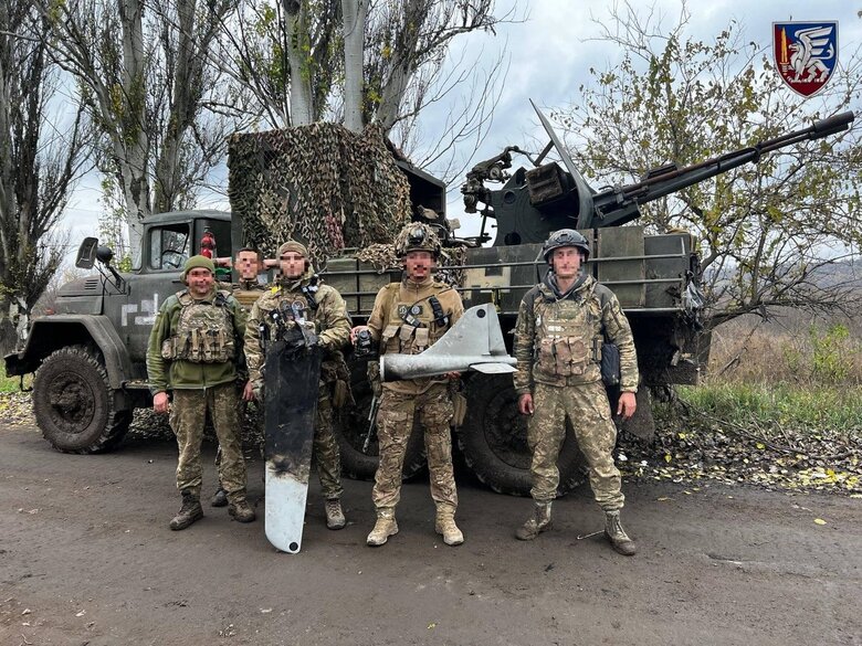 Воины ДШВ сбили вражеский БПЛА Орлан-10 01