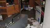 Ночью в Донецке разгромили офис коммунистов. ФОТОрепортаж
