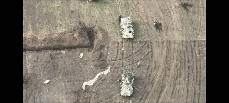 Уничтоженная техника российских оккупантов в районе ООС 07